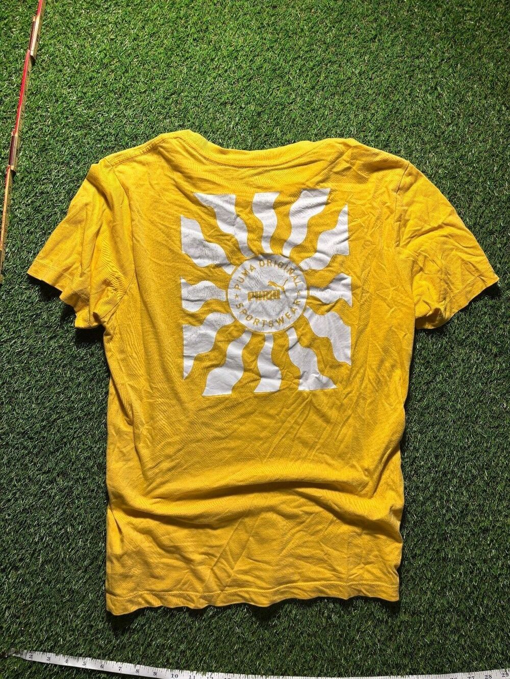 puma y2k baby tee with half sleeves